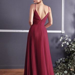Illusion V-Neck A-Line Prom Dress CD184